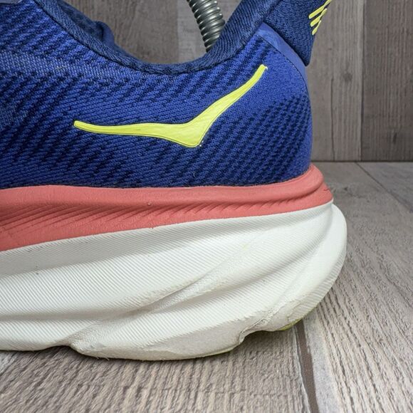 Hoka One One Clifton 9 Women's Size 8.5 B Running Shoes Athletic Sneakers Blue - Picture 12 of 13